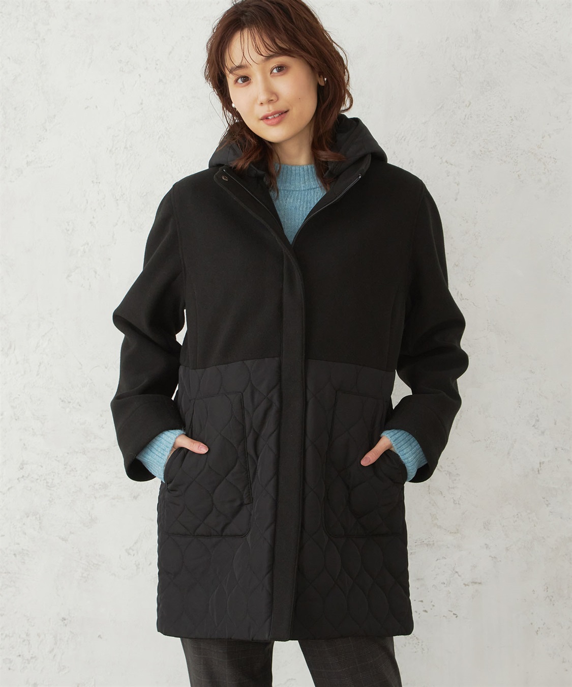DECOY ハイブリットロングコート_variation_2