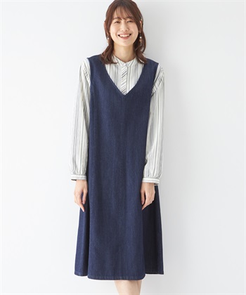 DECOY デニムジャンパースカート_variationthumb_1