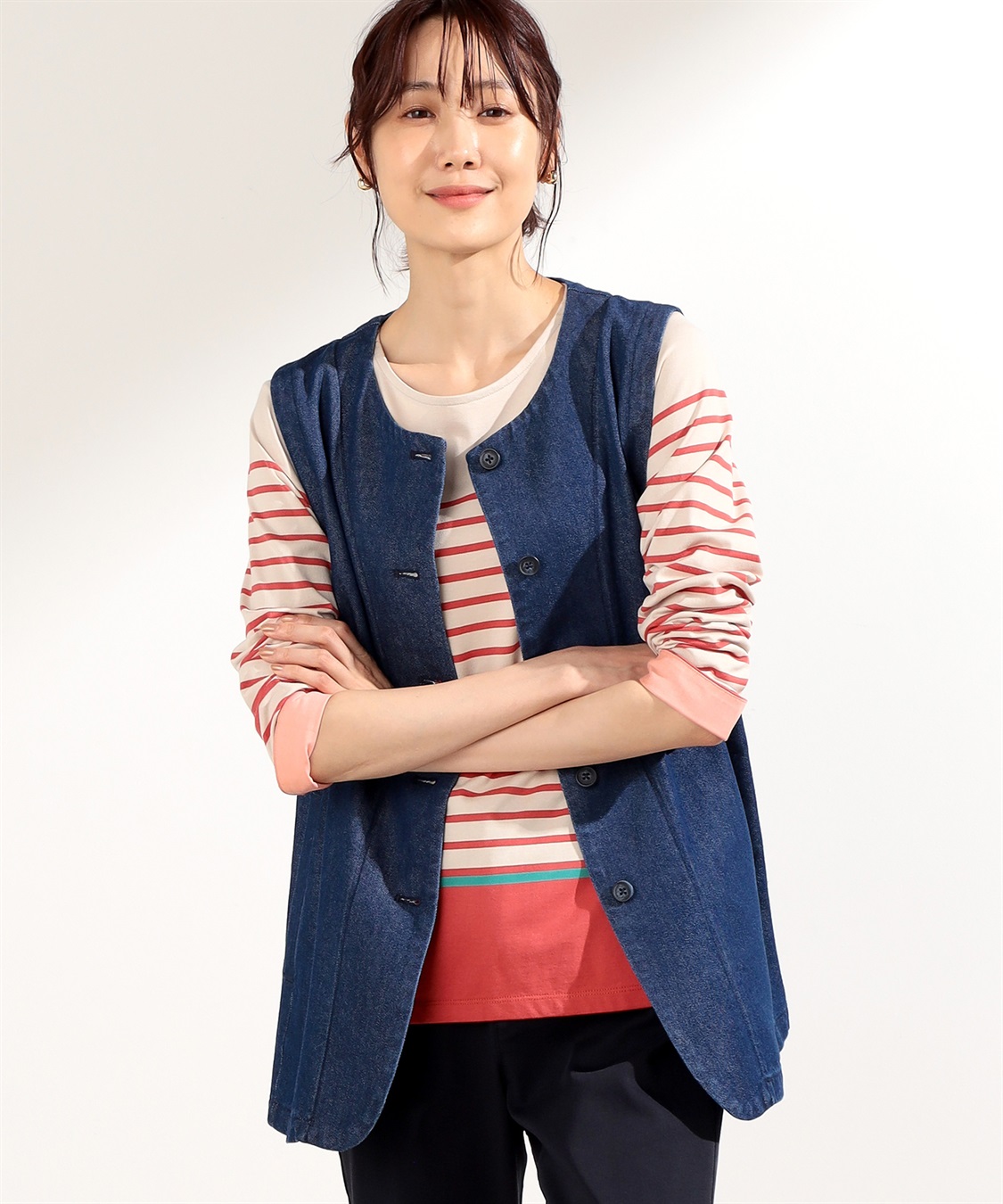 DECOY デニムベスト_main