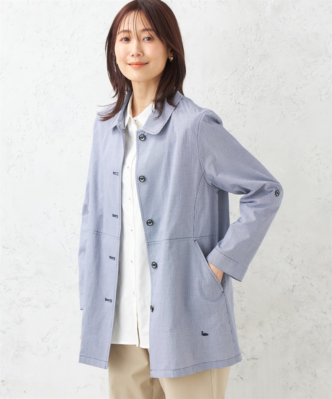 DECOY ギンガムチェックジャケット_variation_2