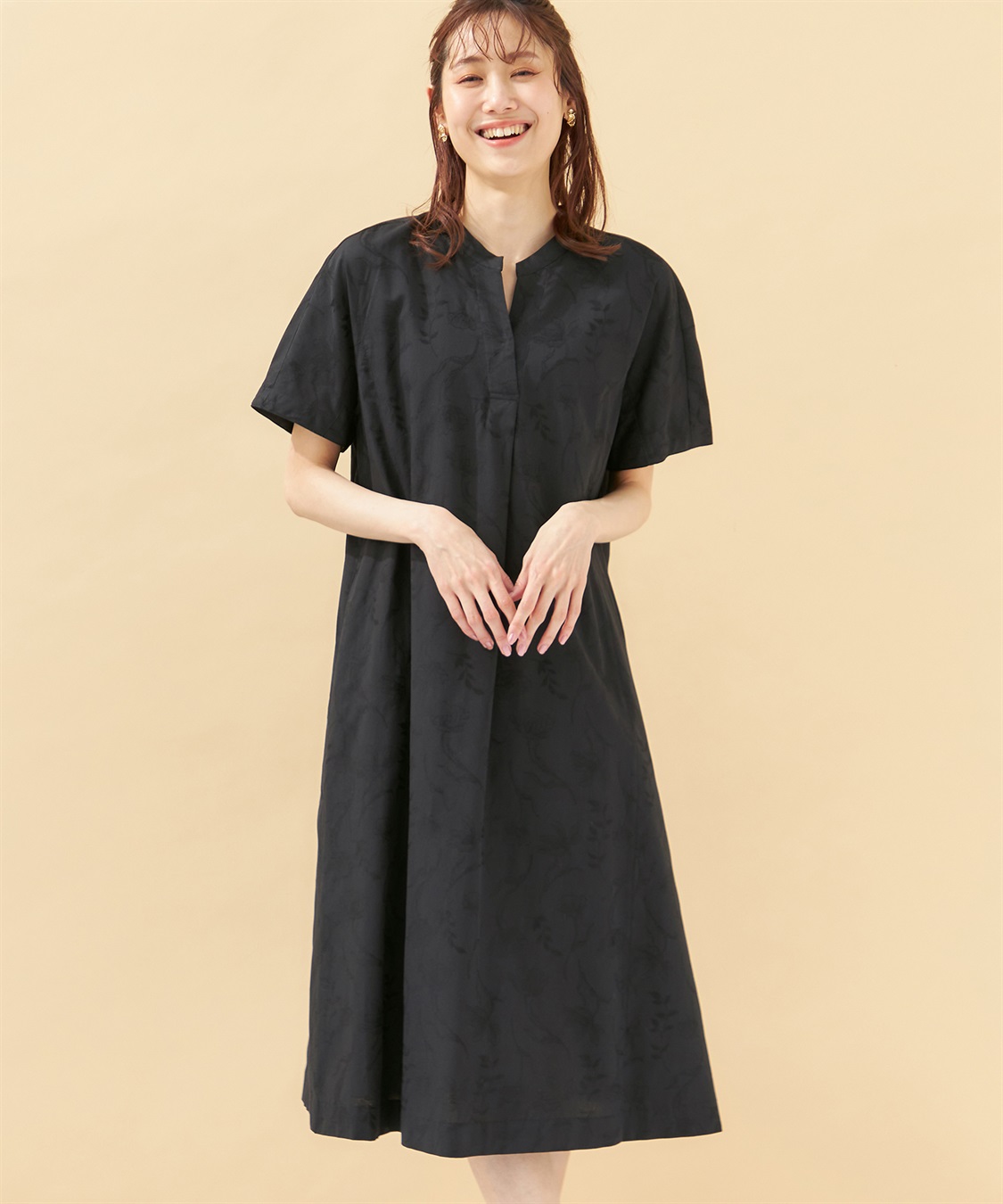 ジャガードワンピース DECOY｜クロスプラス公式通販サイト