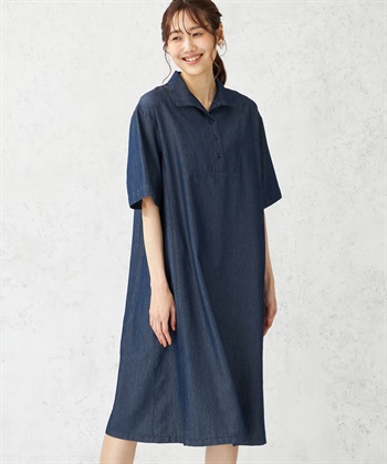 DECOY 【冷感】デニムワンピース_variationthumb_2