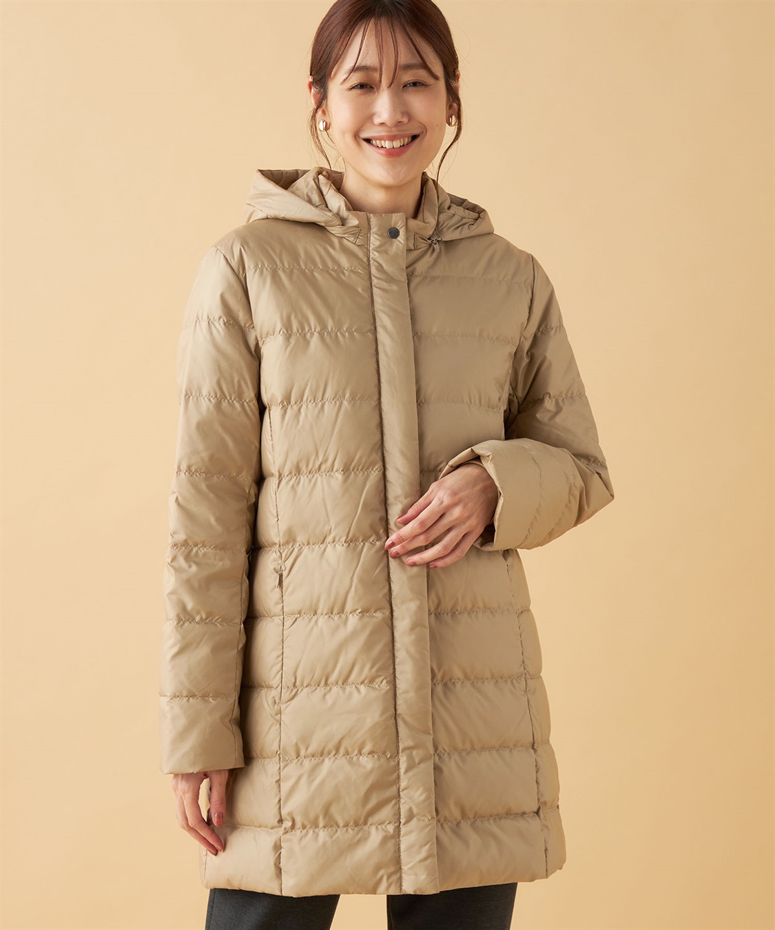 DECOY 【はっ水】ロングダウンコート_variation_2