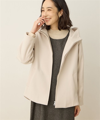 ウーレットフードコート(アイボリー-9号)