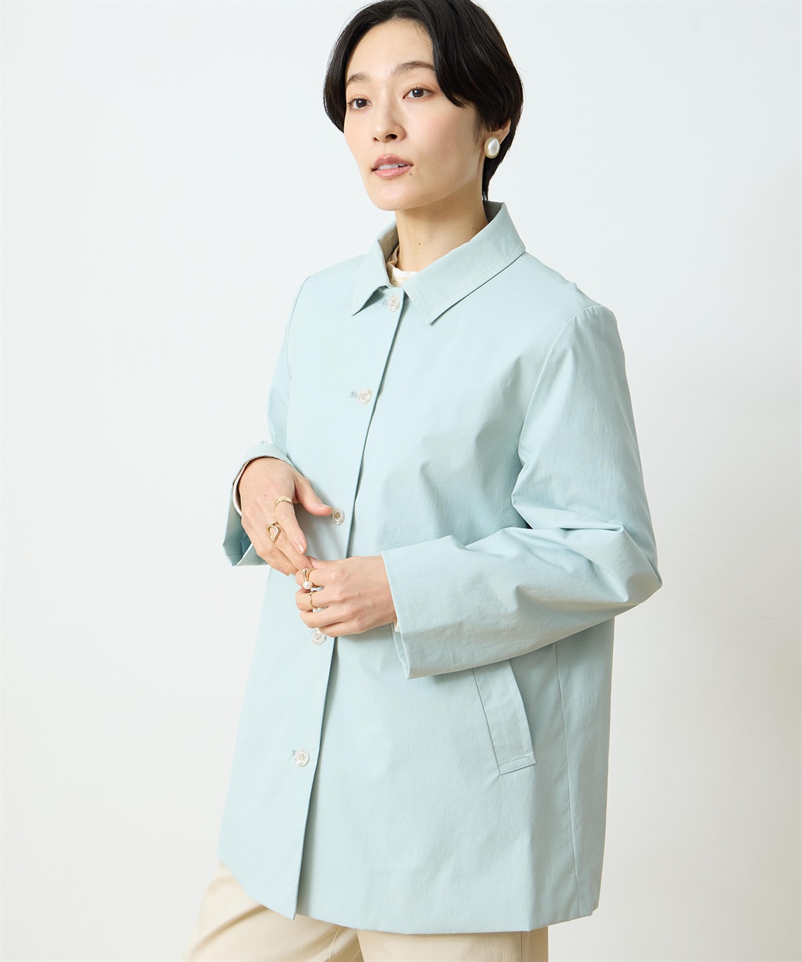 DECOY ストレッチステンカラーコート【はっ水・花粉が落ちやすい】_variation_2