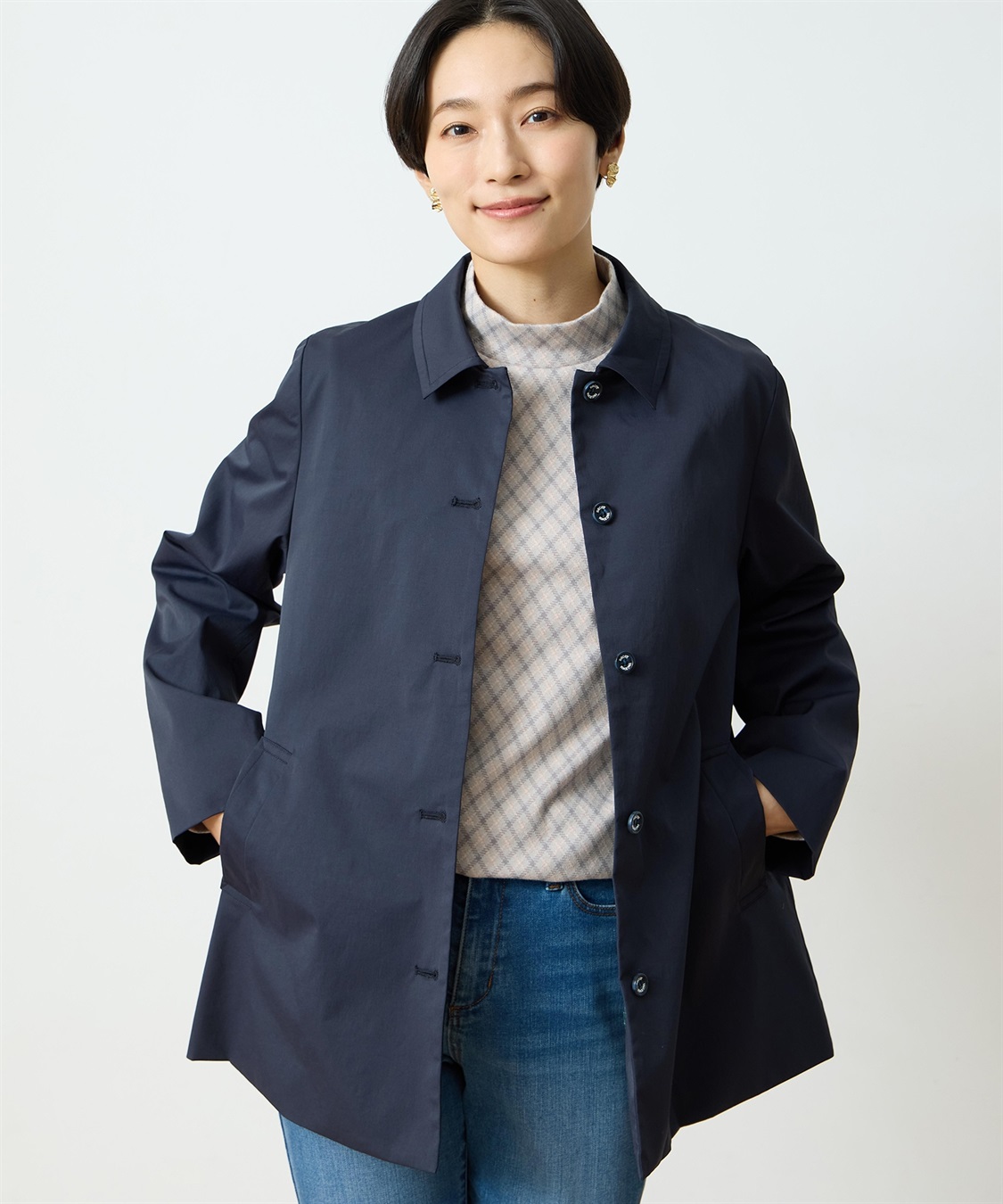 DECOY ストレッチステンカラーコート【はっ水・花粉が落ちやすい】_variation_3