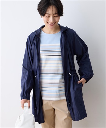 ドロストフードジャケット(ネイビー-9号)