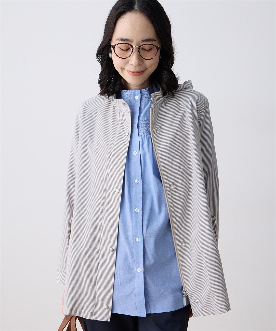 DECOY サッカーストライプジャケット【フード取り外し可】_variation_1