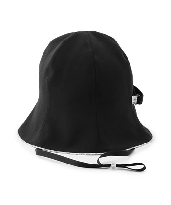 リバティプリント裏地チューリップハット(ネイビー-フリー)