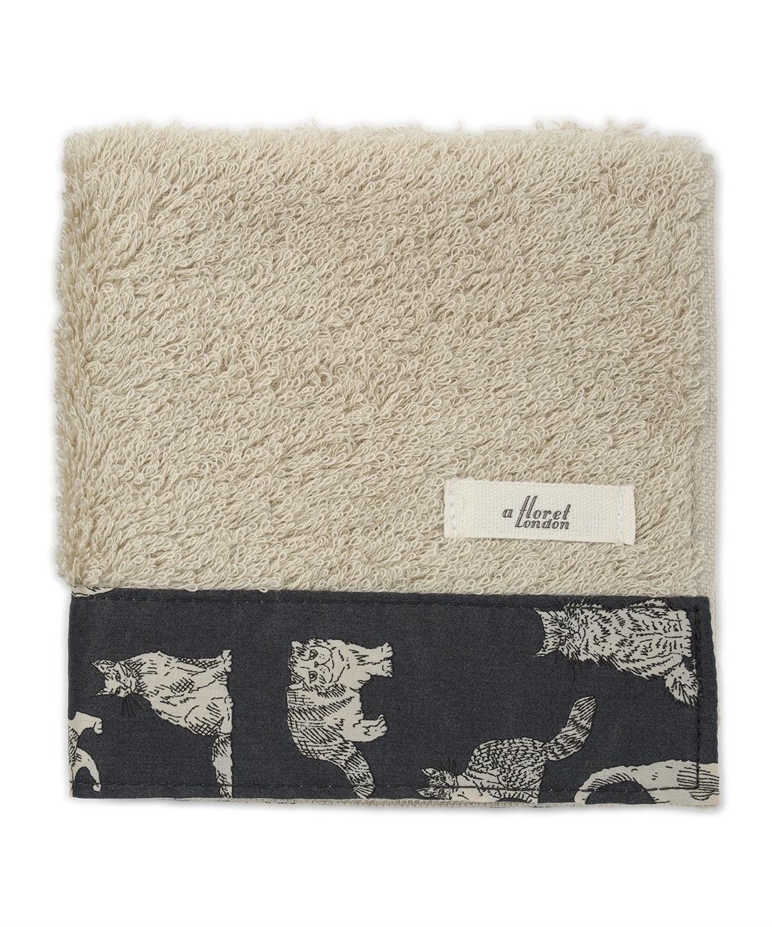 DECOY リバティ猫柄ソフトハンドタオル_main