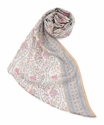 オーガニックコットンストール(ピンク-フリー)