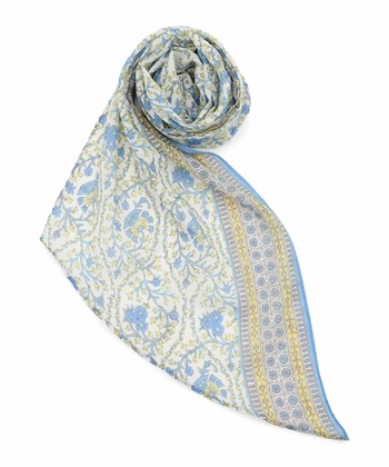 オーガニックコットンストール(ブルー-フリー)