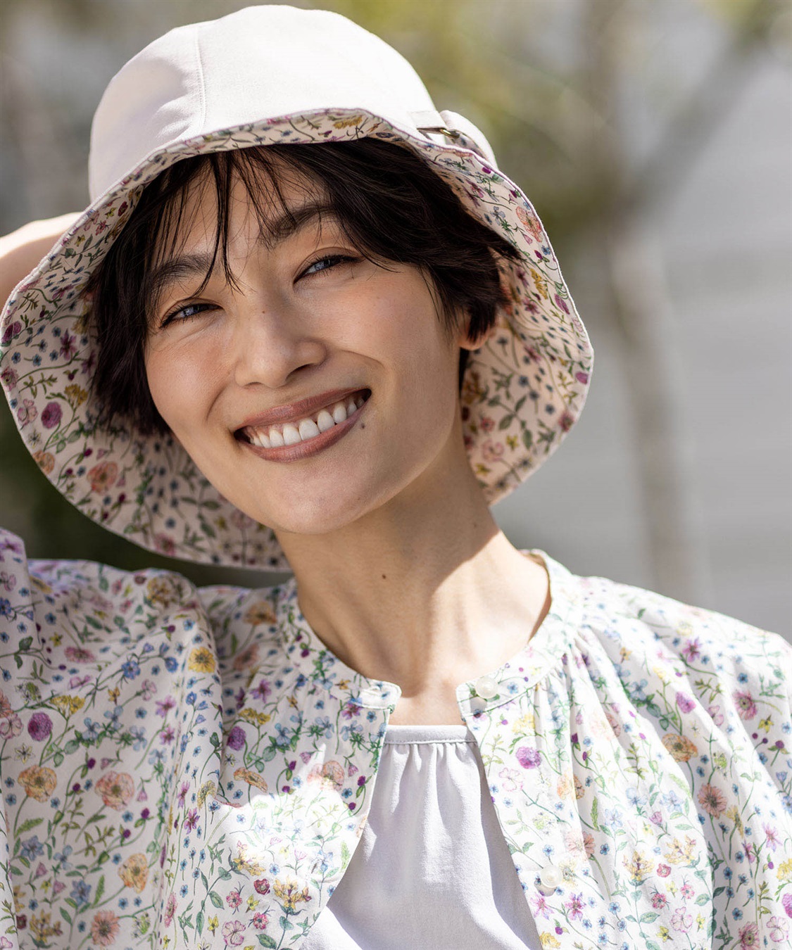 リバティプリントチューリップハット DECOY｜クロスプラス公式通販サイト