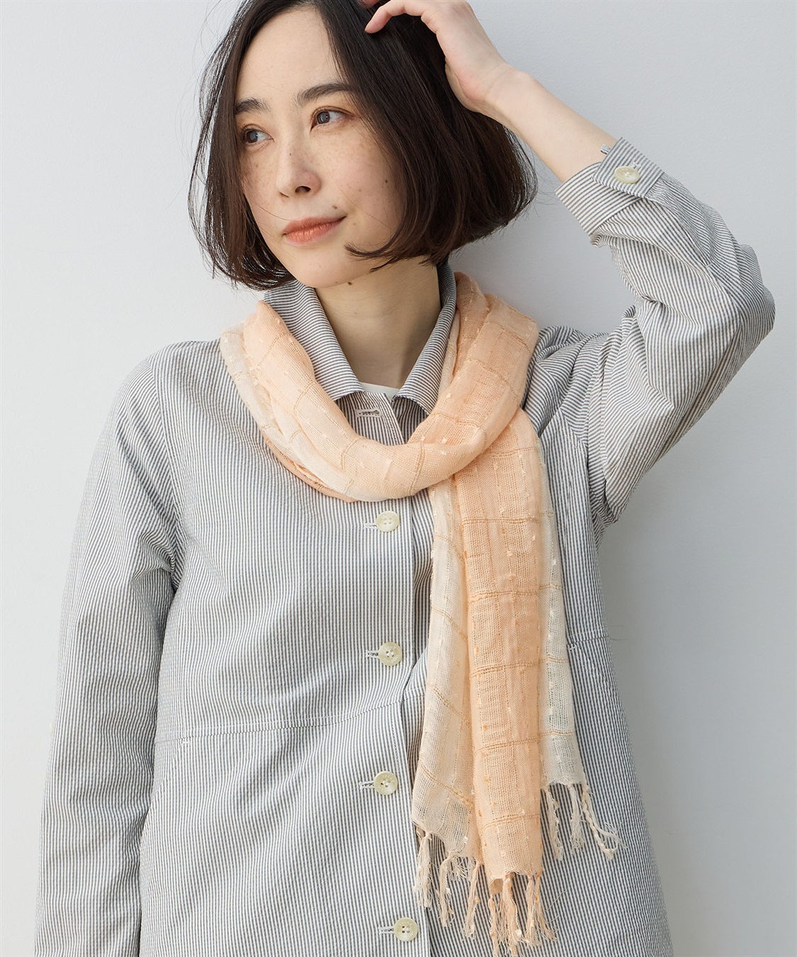 DECOY カラーグラデーションストール_main