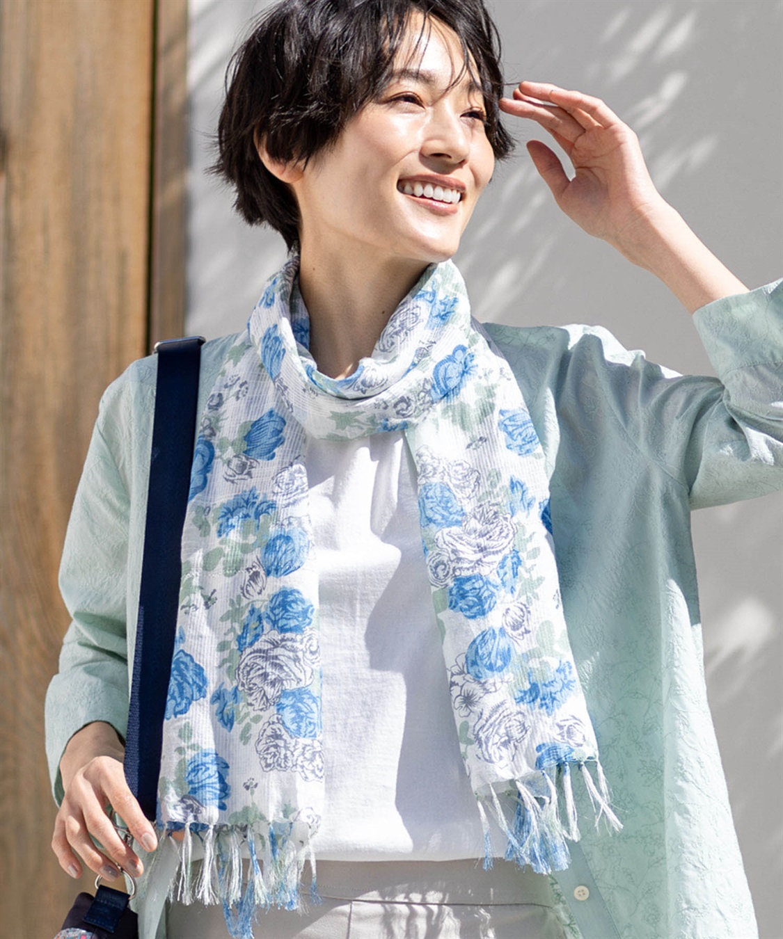 DECOY フラワープリントストール_main