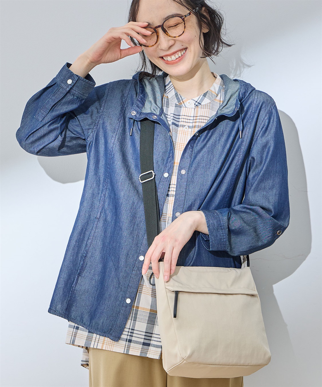 DECOY レガートラルゴスクエアショルダーバッグ_main