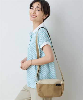 【はっ水】ミニショルダーバッグ(ベージュ-フリー)