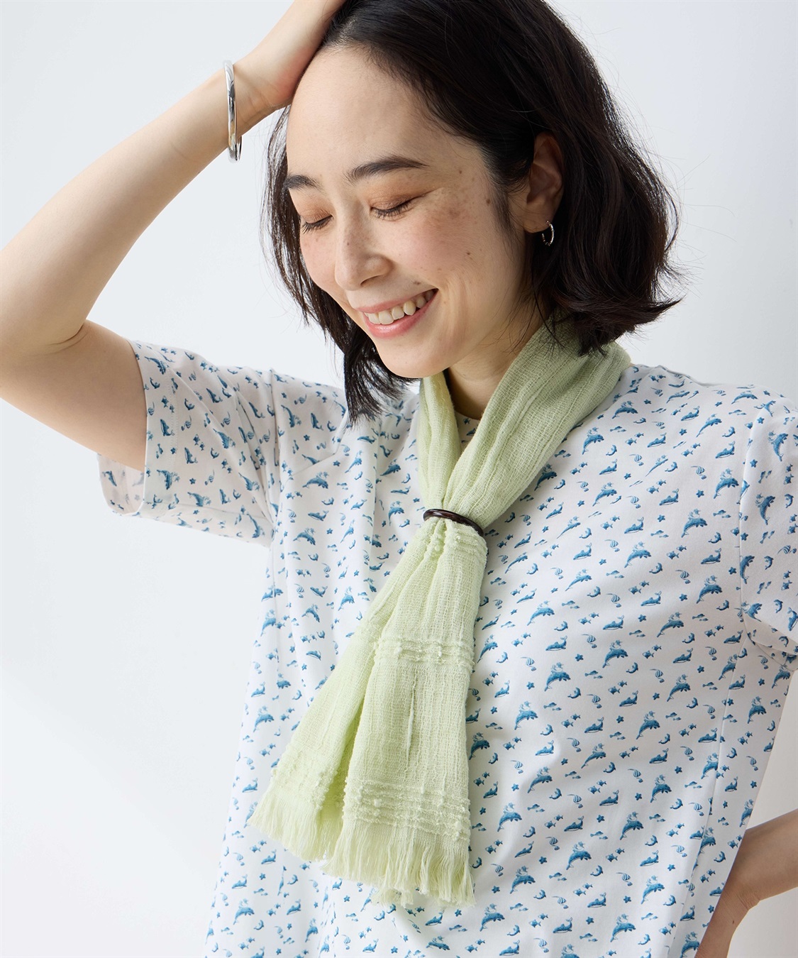 DECOY ひんやりコットンマフラー_variation_2