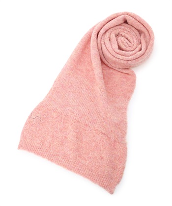 ニットマフラー(ピンク-フリー)