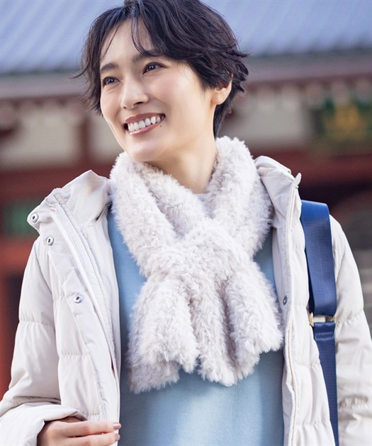 フェザーヤーンマフラー