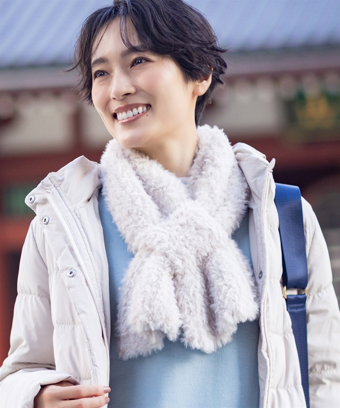 DECOY フェザーヤーンマフラー_main