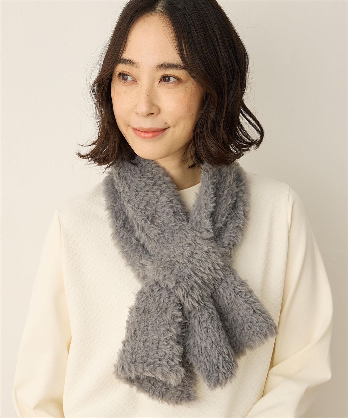 DECOY フェザーヤーンマフラー_variation_2