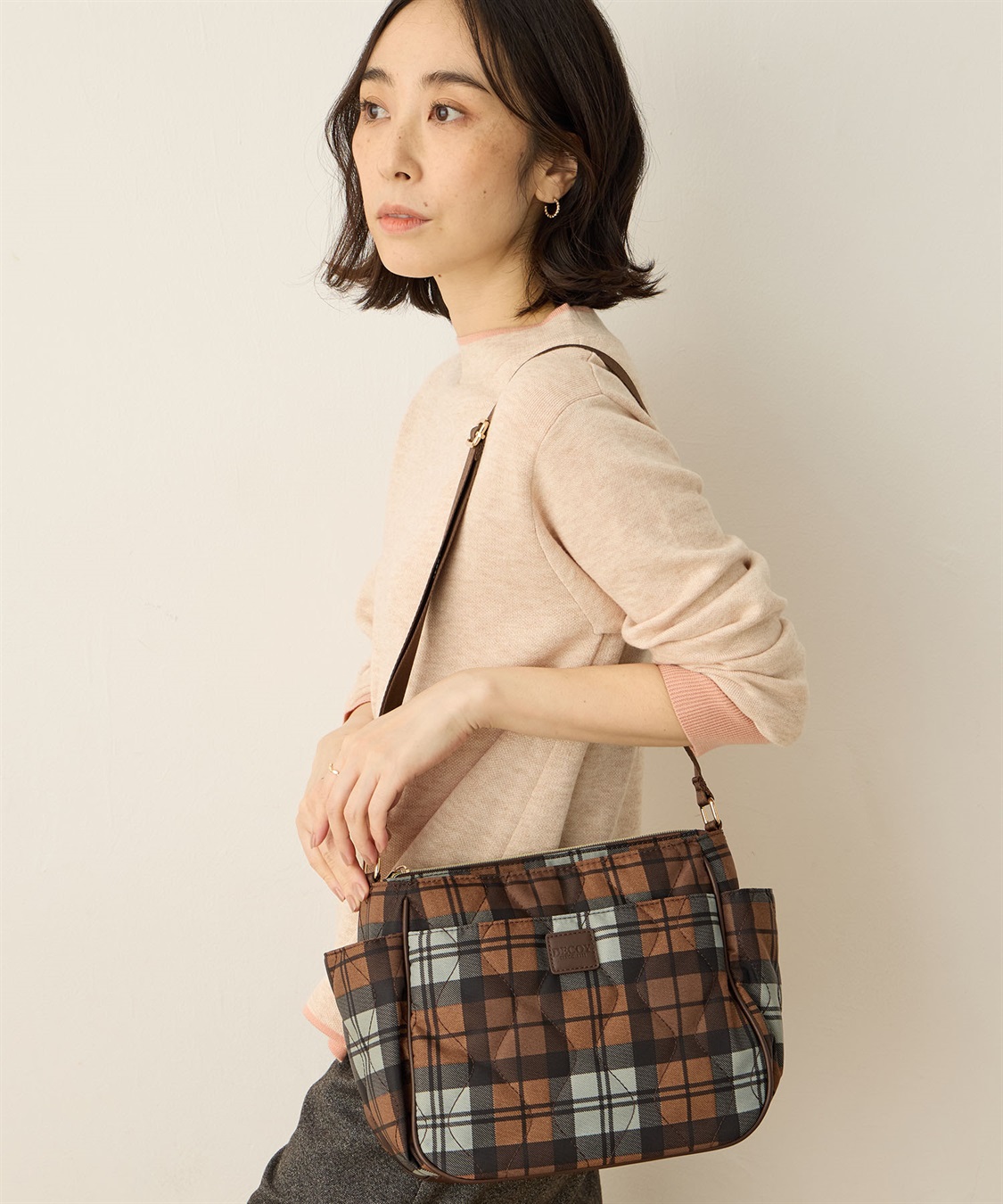 DECOY キルトショルダーバッグ_main