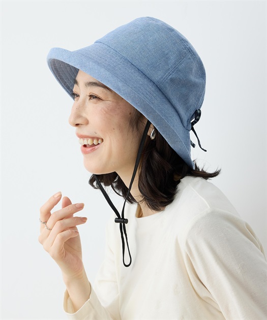 バックリボンセーラーハット【UPF50＋】【手洗い可能】