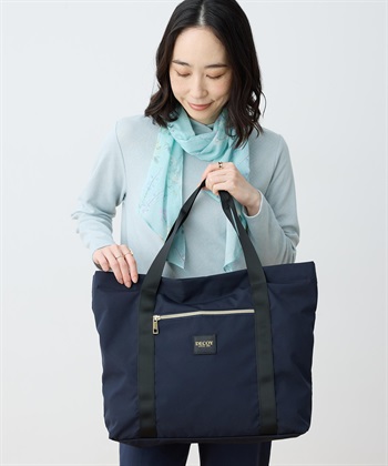パッカブルトートバッグ(ネイビー-フリー)
