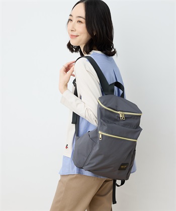 パッカブルリュック(グレー-フリー)