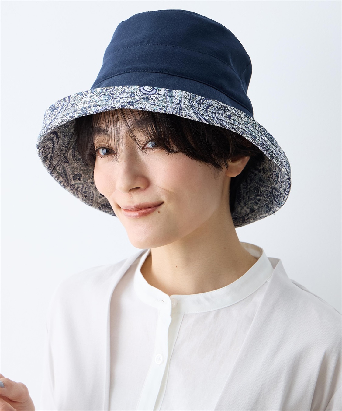 DECOY 【Liberty】リバティプリントセーラーハット【UPF50+】_variation_2