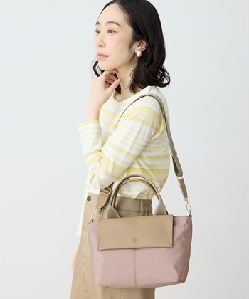 2WAYショルダーバッグ(ベージュ-フリー)