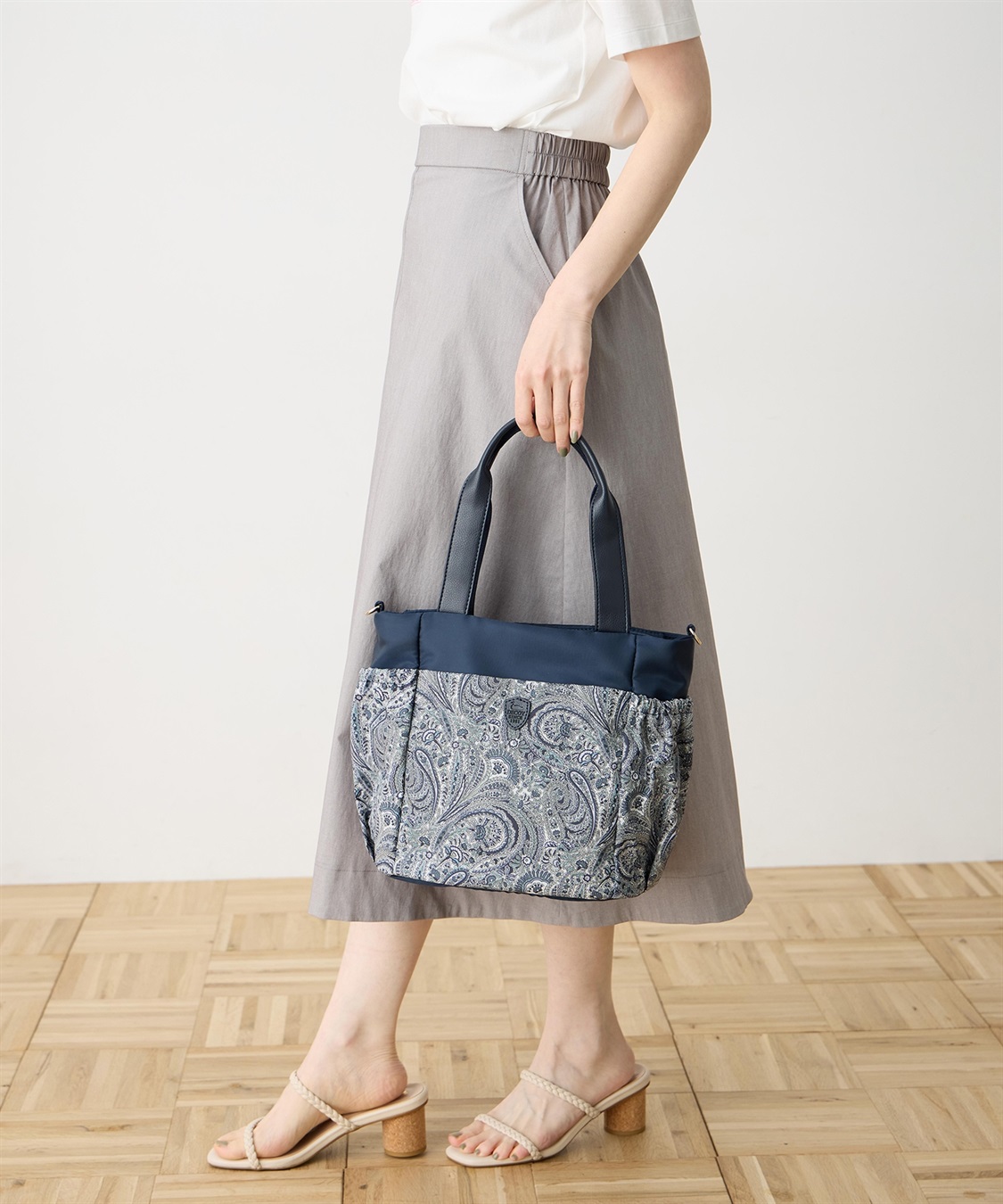 DECOY 【Liberty】リバティプリント2WAYトートバッグ_main