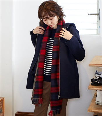 DECOY リバーシブルチェックストール_variationthumb_3