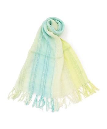 グラデーションストール(イエロー-フリー)