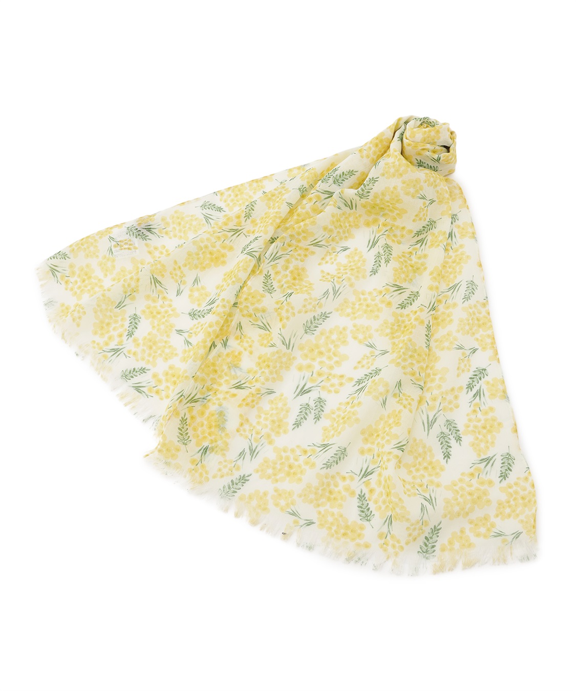 DECOY 【オーガニックコットン】ミモザプリントストール_variation_1