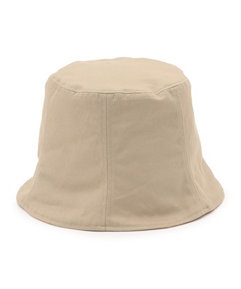 リバーシブルバケットハット(ベージュ-フリー)