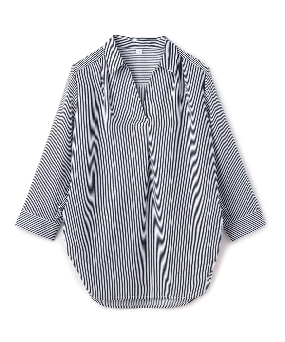 CROSS FUNCTION 【メディア掲載】《シワになりにくい》シャツ活エアーツイルタックプルオーバーシャツ【CF/クロスファンクション】_variation_5