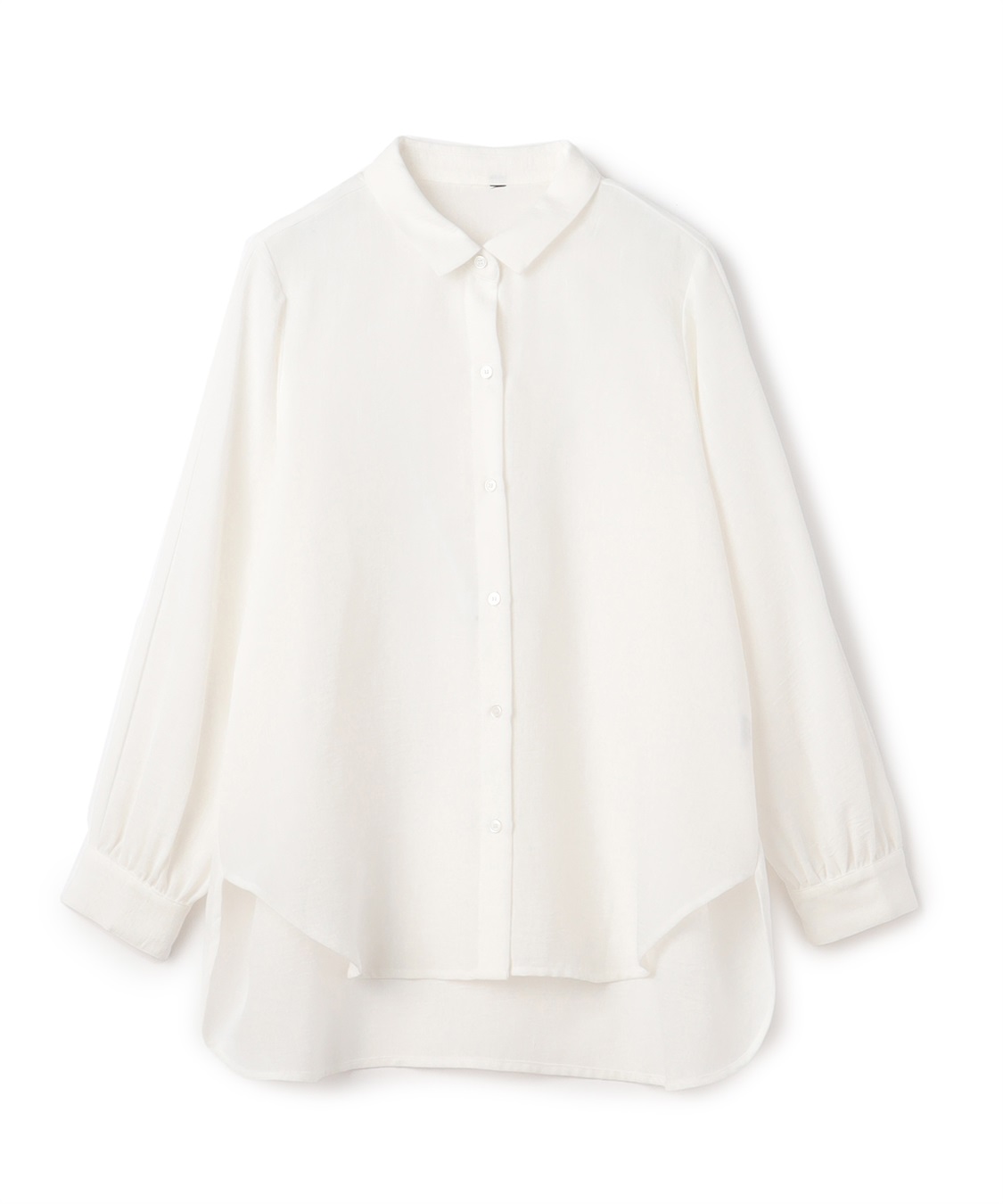 CROSS FUNCTION 【メディア掲載】《シワになりにくい》シャツ活リネンライクタックスリーブシャツ【CF/クロスファンクション】_variation_1