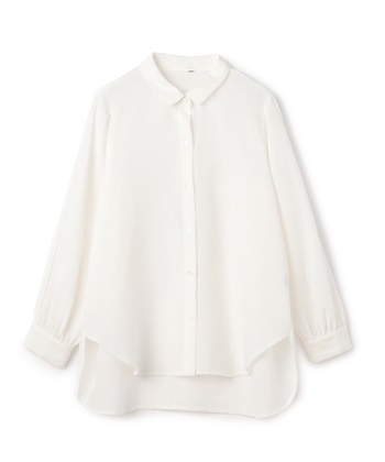 CROSS FUNCTION 【メディア掲載】《シワになりにくい》シャツ活リネンライクタックスリーブシャツ【CF/クロスファンクション】_variationthumb_1