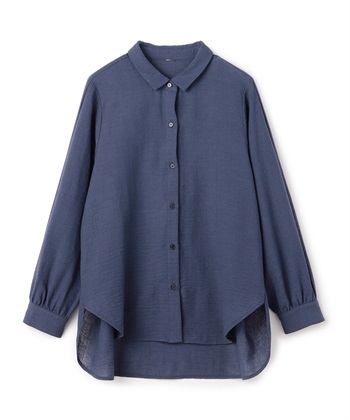 CROSS FUNCTION 【メディア掲載】《シワになりにくい》シャツ活リネンライクタックスリーブシャツ【CF/クロスファンクション】_variationthumb_6