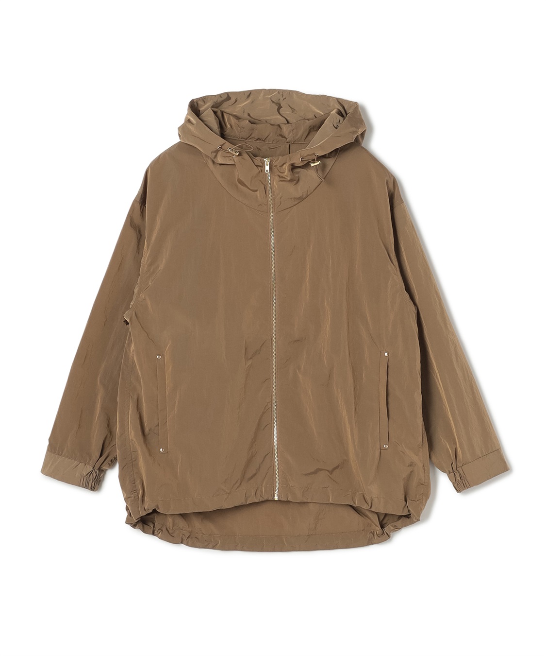 CROSS FUNCTION 《撥水》アクティかる シャイニーナイロンフードブルゾン【CF/クロスファンクション】_variation_1