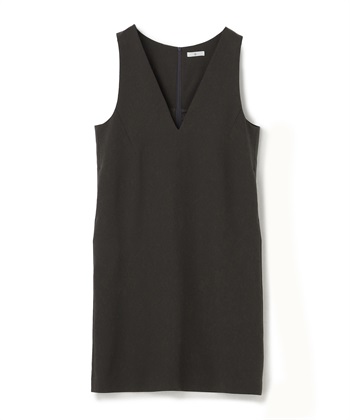 CROSS FUNCTION 《洗える・ストレッチ》正解ダブルクロスVネックジャンスカ【CF/クロスファンクション】_variationthumb_1