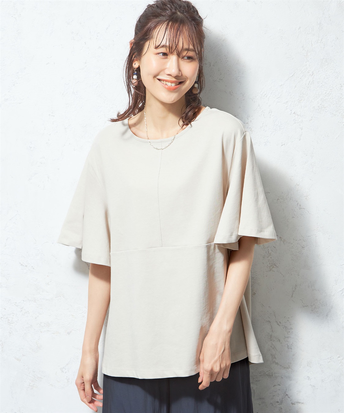 Petit Honfleur フレアスリーブプルオーバー_variation_1