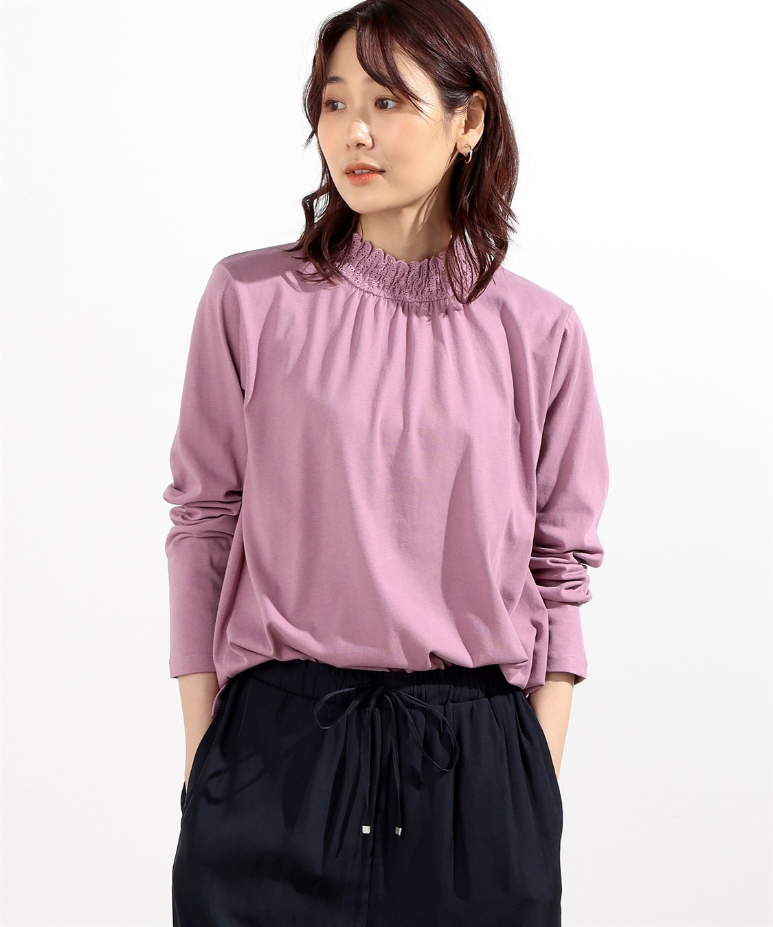 Petit Honfleur シャーリングプルオーバー_main