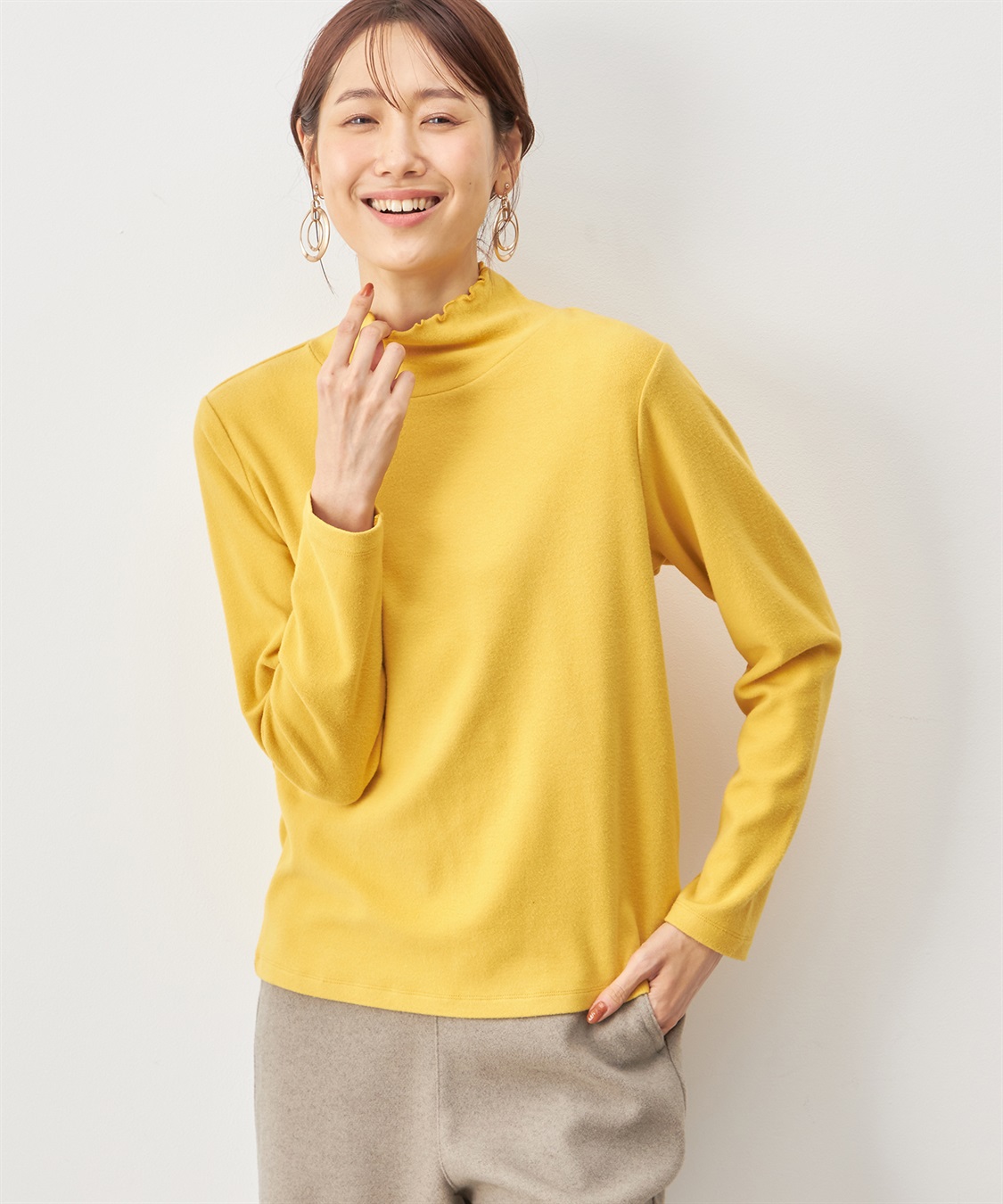 Petit Honfleur メロークシュハイネックTシャツ_main