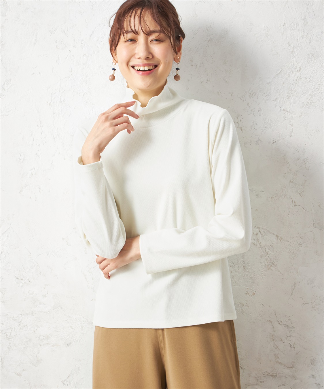 Petit Honfleur メロークシュタートルネックTシャツ_variation_1