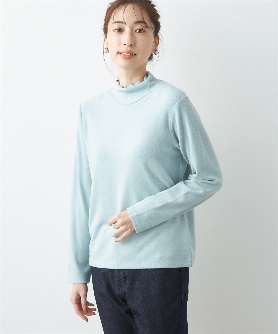 Petit Honfleur メロークシュハイネックプルオーバー_variation_3