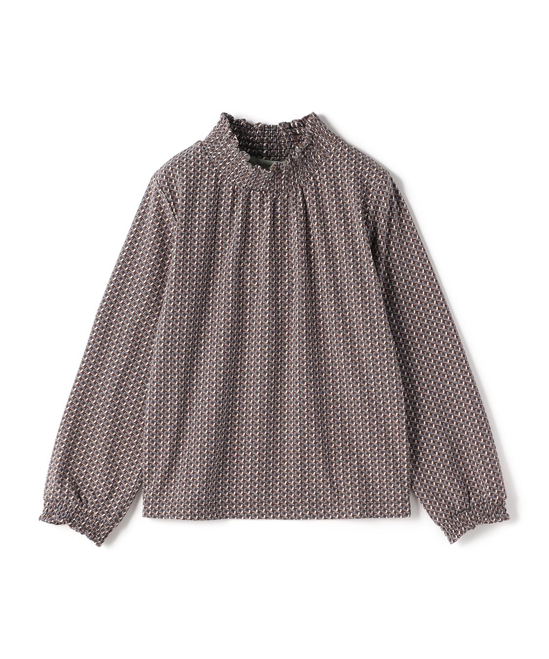 Petit Honfleur フリル衿プリントプルオーバー_variation_2