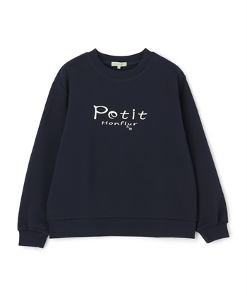 Petit Honfleur ロゴダンボールプルオーバー_variationthumb_3
